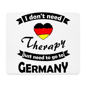 Zuhause in Germany - Mousepad (Querformat) - Weiß - Vorne
