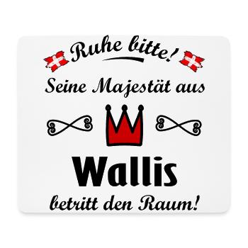 Walliser Majestäten - Mousepad (Querformat) - Weiß - Vorne