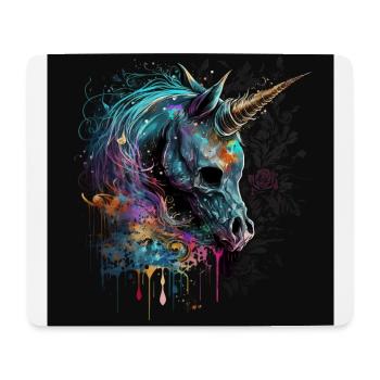 Dark Unicorn Love - Mouse Pad (horizontal) - white - Front