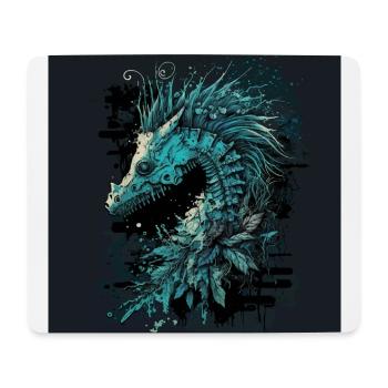 Crinchy Seahorse - Mouse Pad (horizontal) - white - Front