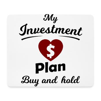 The Dollar Investor - Mouse Pad (horizontal) - white - Front