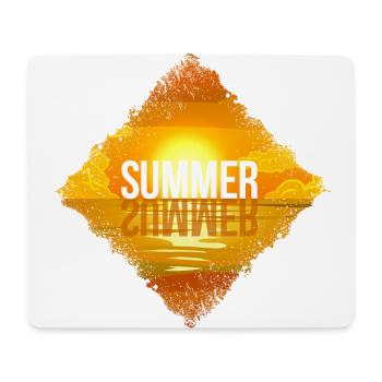 Liebe Sommer3 - Mousepad (Querformat) - Weiß - Vorne