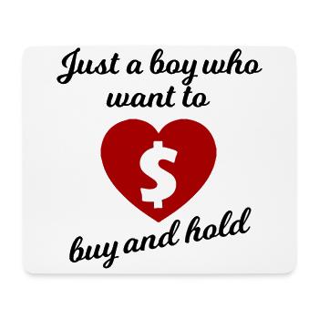 The stock lover - Mouse Pad (horizontal) - white - Front
