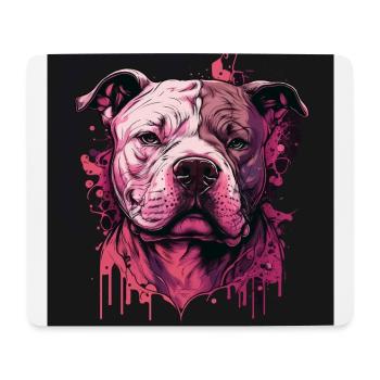 American Staffordshire Terrier - Mousepad (Querformat) - Weiß - Vorne