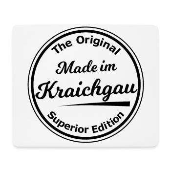 Hergestellt im Kraichgau - Mousepad (Querformat) - Weiß - Vorne