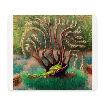 Alter Baum zu Ostern - Mousepad (Querformat) - Weiß - Vorne
