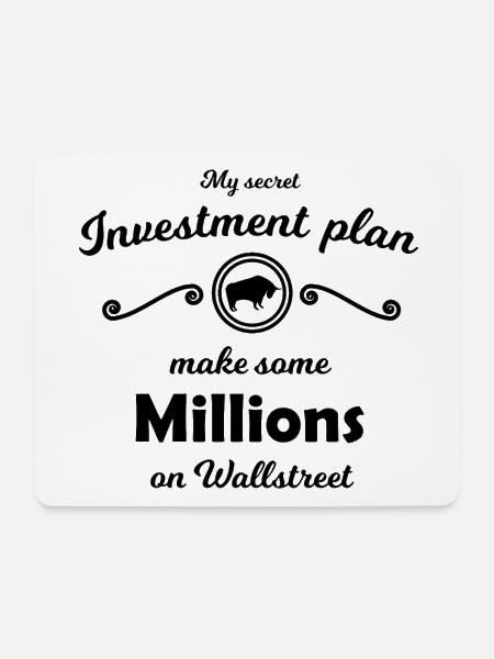 Der Börsen Investor - Mousepad (Querformat) - Weiß