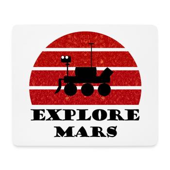 The space mission to Mars - Mouse Pad (horizontal) - white - Front