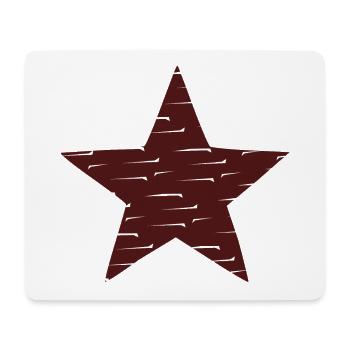 Stern und Sozialismus - Mousepad (Querformat) - Weiß - Vorne