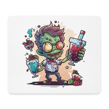 Zombie-Mixologe - Mousepad (Querformat) - Weiß - Vorne