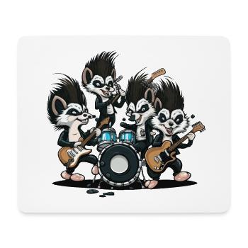 Die Skunk Band - Mousepad (Querformat) - Weiß - Vorne