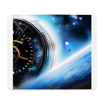 Surreale Welten - Planeten - Nummer 3 - Mousepad (Querformat) - Weiß - Vorne