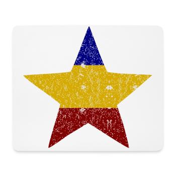 Stars of Romania - Mousepad (Querformat) - Weiß - Vorne
