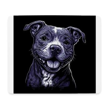 American Staffordshire Terrier - Mouse Pad (horizontal) - white - Front