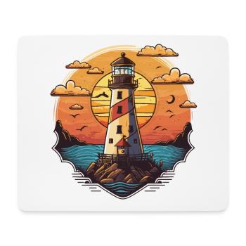 Guiding Light - Mouse Pad (horizontal) - white - Front
