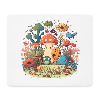 The Enchanted Garden - Mouse Pad (horizontal) - white - Front