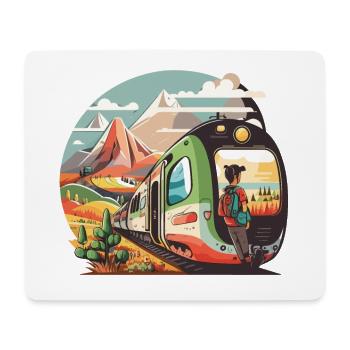 Merveilles antiques: voyage historique - Tapis de souris (format paysage) - blanc - Devant