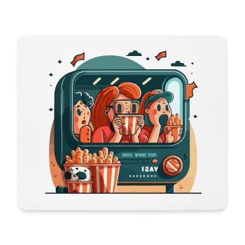 Stamp Collection: Philatelists Delight - Mouse Pad (horizontal) - white - Front