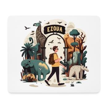 Theme Park Thrill: Amusement Park Fun - Mouse Pad (horizontal) - white - Front