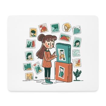 Science Geek: Science Experiment - Mouse Pad (horizontal) - white - Front