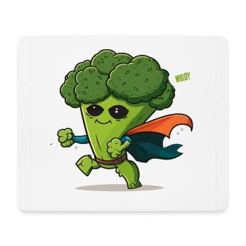 Broccoli Man - Mouse Pad (horizontal) - white - Front