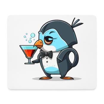 Fancy Penguin - Mouse Pad (horizontal) - white - Front