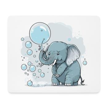 Seifenblasen-Explosion - Mousepad (Querformat) - Weiß - Vorne