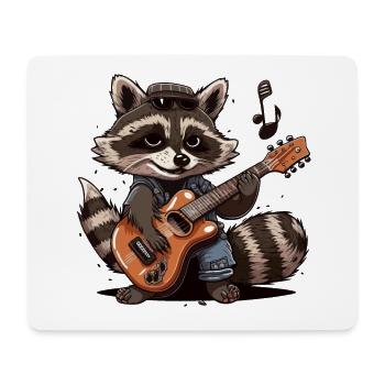 Raccoon Rocker - Mouse Pad (horizontal) - white - Front