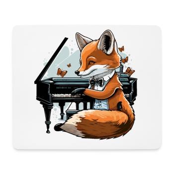 Klassischer Fuchs - Mousepad (Querformat) - Weiß - Vorne