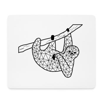 Slothh GeomeTRIX - Mousepad (Querformat) - Weiß - Vorne