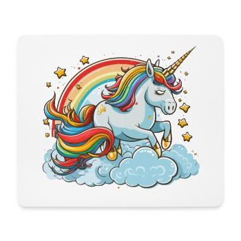 Regenbogen-Schönheit - Mousepad (Querformat) - Weiß - Vorne