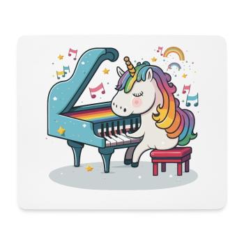 Regenbogen-Harmonie - Mousepad (Querformat) - Weiß - Vorne