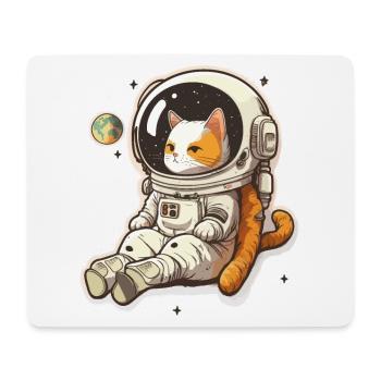 Feline Space Adventure - Mouse Pad (horizontal) - white - Front