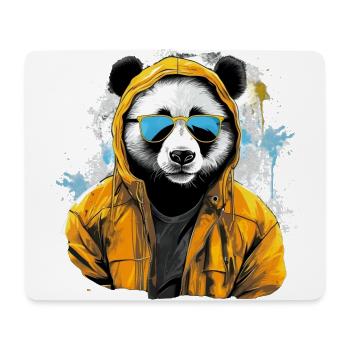 Panda big street style | Panda lovers - Mouse Pad (horizontal) - white - Front