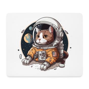 Kosmisches Abenteuer - Mousepad (Querformat) - Weiß - Vorne