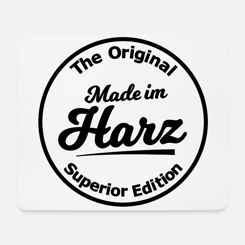Die Heimat Harz - Mousepad (Querformat) - Weiß