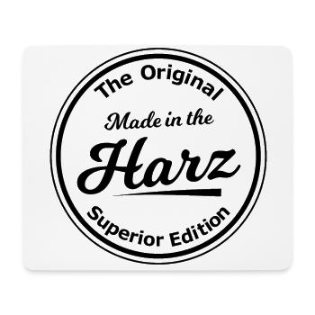 Geboren im Harz - Mousepad (Querformat) - Weiß - Vorne