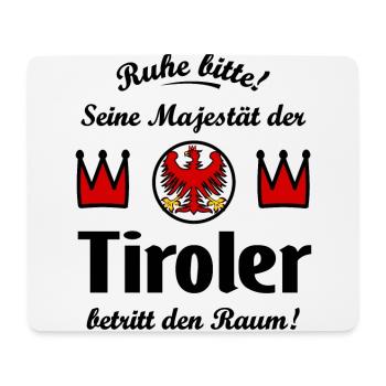 Der Tiroler König - Mousepad (Querformat) - Weiß - Vorne