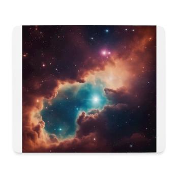 Nebula - Mouse Pad (horizontal) - white - Front