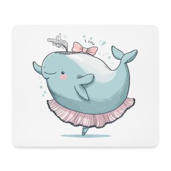 Wal-Walzer - Mousepad (Querformat) - Weiß - Vorne