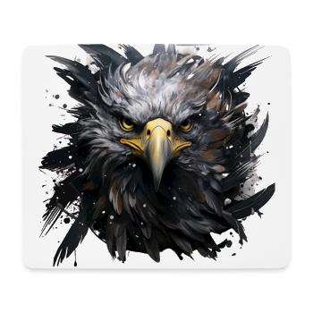 Der Steinadler - Mousepad (Querformat) - Weiß - Vorne