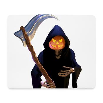 La Faucheuse pour Halloween - Tapis de souris (format paysage) - blanc - Devant