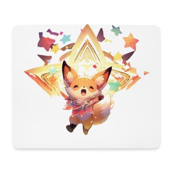 Starry Fennec - Mouse Pad (horizontal) - white - Front