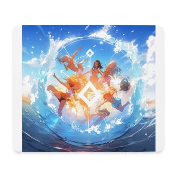 Summer Fight - Mouse Pad (horizontal) - white - Front