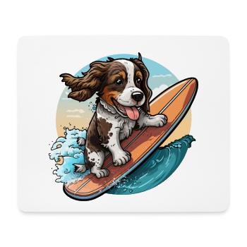 Waves of Fun - Mouse Pad (horizontal) - white - Front