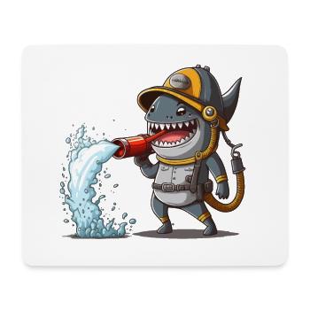 Scharfe Sicherheit - Mousepad (Querformat) - Weiß - Vorne