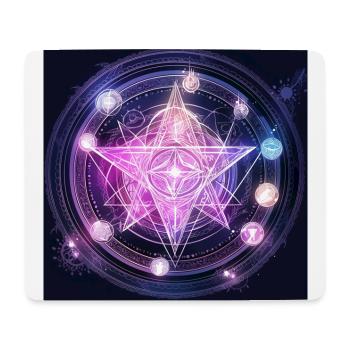 Astro Star - Tapis de souris (format paysage) - blanc - Devant