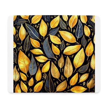 Golden Leaves - Mouse Pad (horizontal) - white - Front