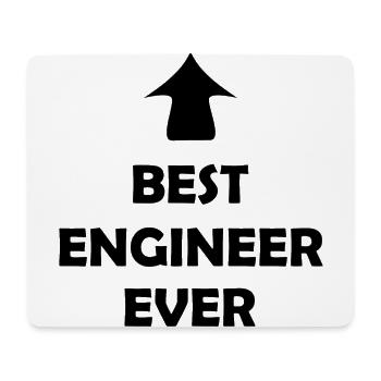 The Best Engineer - Mouse Pad (horizontal) - white - Front