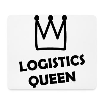 The Queen of Logistics - Mouse Pad (horizontal) - white - Front